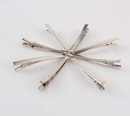 200pcslot 47mm Tek Prong Metal Timsah Saç Klipsleri Saç Pençeleri Korker Yay Kadınlar Kız Parti Fascinator Hat Saç Aksesuarları F5413506