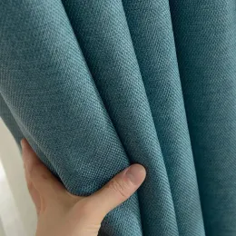 Tende 310 cm Altezza Finestra in puro colore 80% 90% tenda oscurante in cotone ispessito per tende di lusso per camera da letto