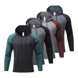 Hoodies masculinos esportes suores casuais roupas respiráveis treinamento de basquete ao ar livre fitness com capuz topo