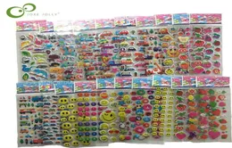 Набор из 100 листов, 3D пухлые наклейки с пузырьками, мультяшная принцесса, кошка, водяной пуф, сделай сам, детские игрушки для детей, подарок для мальчиков и девочек5846095