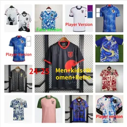 4xl 2024 2025 اليابان كرة القدم الفانيلة الكرتونية Ueda ito isagi atom tsubasa minamino doan kubo mitoma tomiyasu endo nakata 22 23 24 uniform football shirt t الصينية التنين