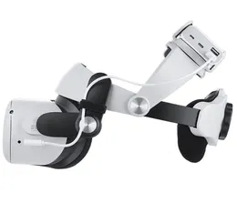 Accessori VRAR Accessori VR aggiornati Cinturino Elite Oculus Quest 2 con staffa porta batteria Fascia per la testa regolabile migliorata f368056405