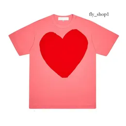 Comme Des Garcon Designer Brand T-shirt da uomo T-shirt da uomo estive Cdgs Play T Shirt Commes Manica corta Design da donna Badge Garcons Ricamo Cuore Rosso Amore 451