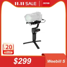 헤드 Zhiyun Weebill S 3Axis 핸드 헬드 gimbal 이미지 전송 안정기 라이브 비디오 블로그 미러리스 카메라 김벌