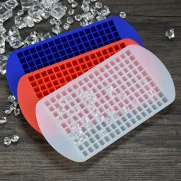 Silicone Ice Cube Tray 160 Grids Square Summer DIY Fruit Ice Cube Maker Bar Cold Drink Mold Bar Tools 11 LL