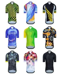 Kurtki wyścigowe Keyiyuan Mens Cycling Jersey Top krótkie rękawowe rowerowe rowery letnia drużyna sportowa Camisas Mtb Mallot Ciclismo3593247