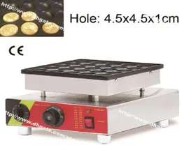 25 Löcher Edelstahl Antihaft 110 V 220 V Elektrische Mini Dutch Pancake Poffertjes Maschine Maker Baker7289812