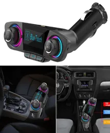 Carga inteligente Transmissor FM de áudio Kit mãos livres para carro Dual USB Carregador Bluetooth MP3 Player Modulador BT06 #01289297794