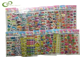 100 SheetsSet 3D Puffy Bubble Stickers Cartoon Princess Cat Waterpoof Diy Baby Toys for Children Barn Boy Girl Gift8844923
