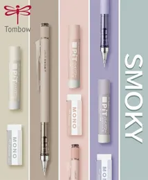 Japan Limited Tombow Smoked Series Combination Set Automatic Pencil Limited Mono Rubber Solid Lim Målning Skrivande Student Använd 207637629