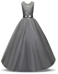 Girl039s Kleider Mädchen Lange Ballkleider Party Formelle Kinder Für Elegante Prinzessin Kostüme Hochzeit Blumenkleid Teenager Kinder Cloth1542516