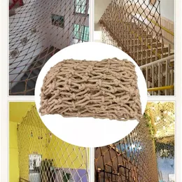 Hampa Mesh Multipurpose Kids Toy Climbing Net Jute Trellis Högstyrka Long Horn Yard-tillbehör Växtverktyg 240309