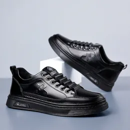 2024 Mens Board Shoes Primavera Trendy New Anti Slip Respirável Lacing Mens Single Shoes Moda Versátil Sapatos Casuais G7nU #