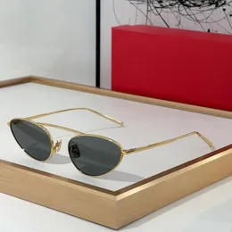 Óculos de sol de alta qualidade liga personalidade borda fina preto senhoras designer gato-olho óculos feminino proteção contra radiação oculos ga