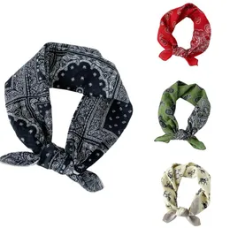 Design Square Print Scarves Lightweight Neckerchief Bag Artistic Accessories for Women