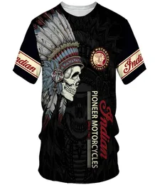 Summer Indian Style Print T Shirt Men Outdoor Sportswear Casual Oversize Szybkie suche graficzne koszulki motocyklowe TOPS UNISEX Odzież 226958356