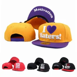 Mode dgk strapback caps i haters självtillverkade hattar män kvinnor sport snapback baseball cap hip hop sommarsol visir justerbar hat307s