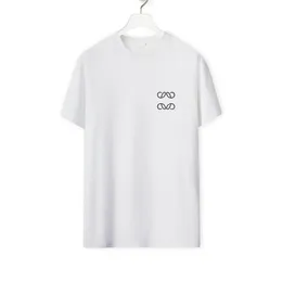 Lady White Designer överdimensionerad T-shirt 23SS-t-shirts, högkvalitativ designers Casual mode Korta ärmar Runda hals T-shirts för män och kvinnor i Europa och Amerika