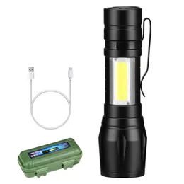 Lanterna luz forte s11 multifuncional recarregável pequena e portátil mini feminina autodefesa ao ar livre led 723018