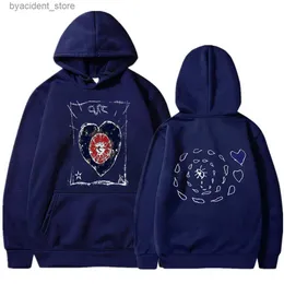 Мужские толстовки с капюшоном 2023 Rock Band Friday Im In Love Hoodie Мужские винтажные панк-готические толстовки с капюшоном большого размера Harajuku Streetwear Pul L240315