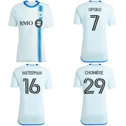 24/25 piłka nożna Montreal Impact Jerseys 9 Coccaro 40 Sirois 25 Corbo 6 Piette 44 Edwards 29 Choiniere 7 Opoku 16 Waterman 14 Ibrahim 13 Toye 30 Zestawy do koszuli piłkarskiej Quioto