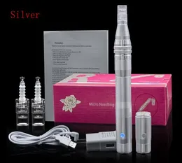 Yyr Derma Pen Penni ricaricabile in acciaio inossidabile Meso elettrico Meso Sistema di terapia microneedling Dermapen con batteria e Socke1292379