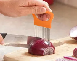 Novo Shrendders Slicers Tomate Cebola Legumes Slicer Corte Ajuda Titular Guia Cortador Cortador Garfo Ferramentas Seguras 1846 V26542042