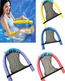 Schwimmendes Poolnudel-Sling-Mesh-Stuhlnetz aus Polyester für Schwimmbadpartys, Kinderbett, Sitz, Wasserentspannung, Größe 82 x 44 x 02 cm3630393