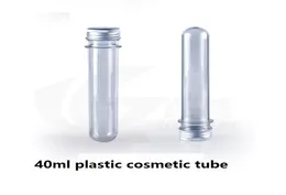 Tubo cosmético de plástico transparente, 40ml x 400 peças, teste de sal de banho, tubo pet com tampa de alumínio, garrafa cosmética 7652706