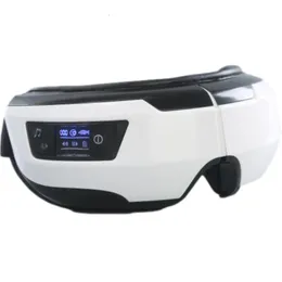 4D Electric Smart Eye Masager Bluetooth Music Vibration Podgrzewany masaż dla zmęczonych oczu Całe kółka Usuń opiekę 240309