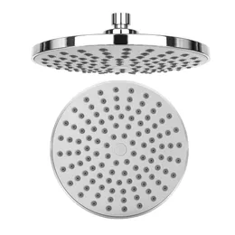 Rainfall Shower Head RecabLeght Bathroom Showerhead Round And Square Spa Top Spray Nozzle Adjustable Bath Accessories 240314