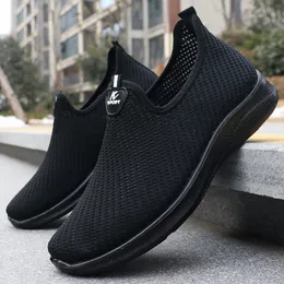 2024 Men casual shoes breathable flying woven sports shoes Sneakers Running Shoes e9bZ#