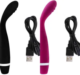 Nxy Секс-вибраторы G Spot Finger Vibrator Toys для женщин Usb Аккумуляторная мягкая Av Rod Волшебная палочка Женская мастурбация Эротический продукт2654817