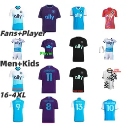 23 24 25 Charlotte FC Swiderski Maglie da calcio Fuchs Bender Ortiz Alcivar Ruiz Bender congiunta Fans Fans Player da uomo Shirt Football Walkes Armor Uniforms 16-4xl