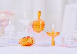 Honeycomb Lip Gloss Tube 9 ml tom flasktransparent bärnsten Plastic DIY Container Mini Cosmetic Tool 2855 T27172157