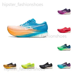 Дизайнерская модная роскошная обувь asicness Carbon Board Амортизирующие мужские и женские спортивные кроссовки Фиолетовый Оранжевый Черный Белый Повседневные дышащие уличные кроссовки