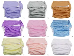 Fralda de pano ajustável fraldas de lavagem adultos reutilizáveis capas de fraldas idosos à prova dwaterproof água guardanapo fralda briefs shorts calcinha pa8557204