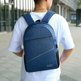 Schultaschen Männer Rucksack Dreiteilige einfarbige Reisetasche Computer Business Schulter wasserdicht lässig passende Schultasche