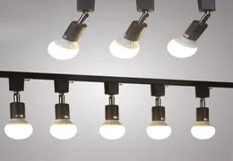 E27 led pista luz loft estilo minimalista e27 suporte da lâmpada luzes de rastreamento ac110240v trilho ajustado holofotes para café shop7741637