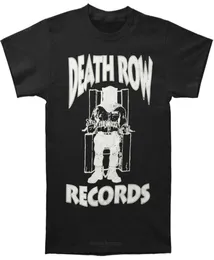 Lucu T Shirt Pria Baru Tshirt Death Row Records Putih Tshirt Katun Kaos Pria Musim Panas Kaos Fashion Euro 2206106406456