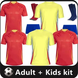 2024 2025 Espana MORATA PEDRI GAVI Fußballtrikots ASENSIO CARVAJAL MERINO FABIAN Camisetas de Futbol YEREMY ANSU FATI OLMO JOSELU Fußballtrikots Männer Kinder Kit 16-4XL