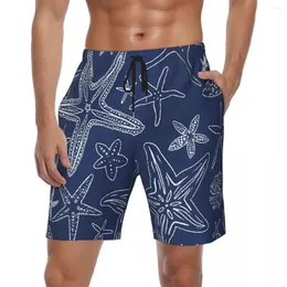 Męskie spodenki Pada Star Board Summer Modna Modna Runf Surf Beach Short Pants Males Szybkie stylowe duże pnie pływackie