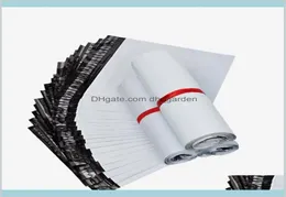 Embalagem de transporte embalagem escritório escola negócios industrial 100 pçslot branco selfseal adesivo correio armazenamento postal mailing bag4233099