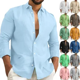 Magliette da uomo alla moda, casual, comode, alla moda e facili da tinta unita, in cotone multicolor, maglietta corta da uomo alta e alta