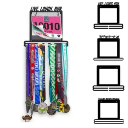 Rails 4 style medal wieszak Medale Medale z Race Ribbon Sport Medal Display Rack Wang Dekoracja Gimnase