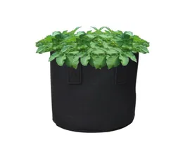 Тканевый мешок для выращивания растений для овощей, мешок для посадки деревьев, прочный зеленый мешок для детской рассады, питательный цветочный горшок, утолщенный 6305796