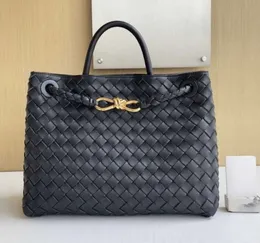 B Family 8-Line Bluckle andiamo Bag Oryginalne skórę Nowe tkane damskie przenośne pojedyncze ramię Oficjalny dokument TOTE TOG Designer Torby 777