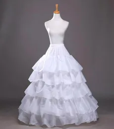 Venda em estoque quatro aros cinco camadas aline anáguas deslizamento crinolina nupcial para vestidos de baile quinceaneraweddingprom dresse3836931