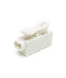 20PCS ZQ1P Self Locking Spring Wire Connectors Electrical Cable Clamp Terminal Block white Quick Splice Lock Wire Terminal Connec4176187