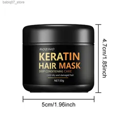 Shampoo Conditioner 2 Stück reparieren Haarpflege Gesichtsmaske Schäden bleiben in der molekularen Erholung weiche Tiefe Keratin und Kopfhaut Behandlung Zustand 50 g Q240316